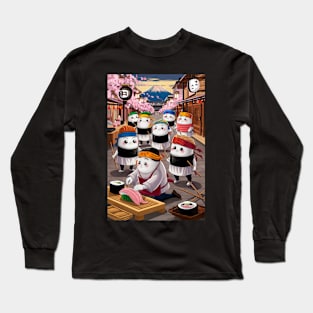 Cute sushi chefs Long Sleeve T-Shirt